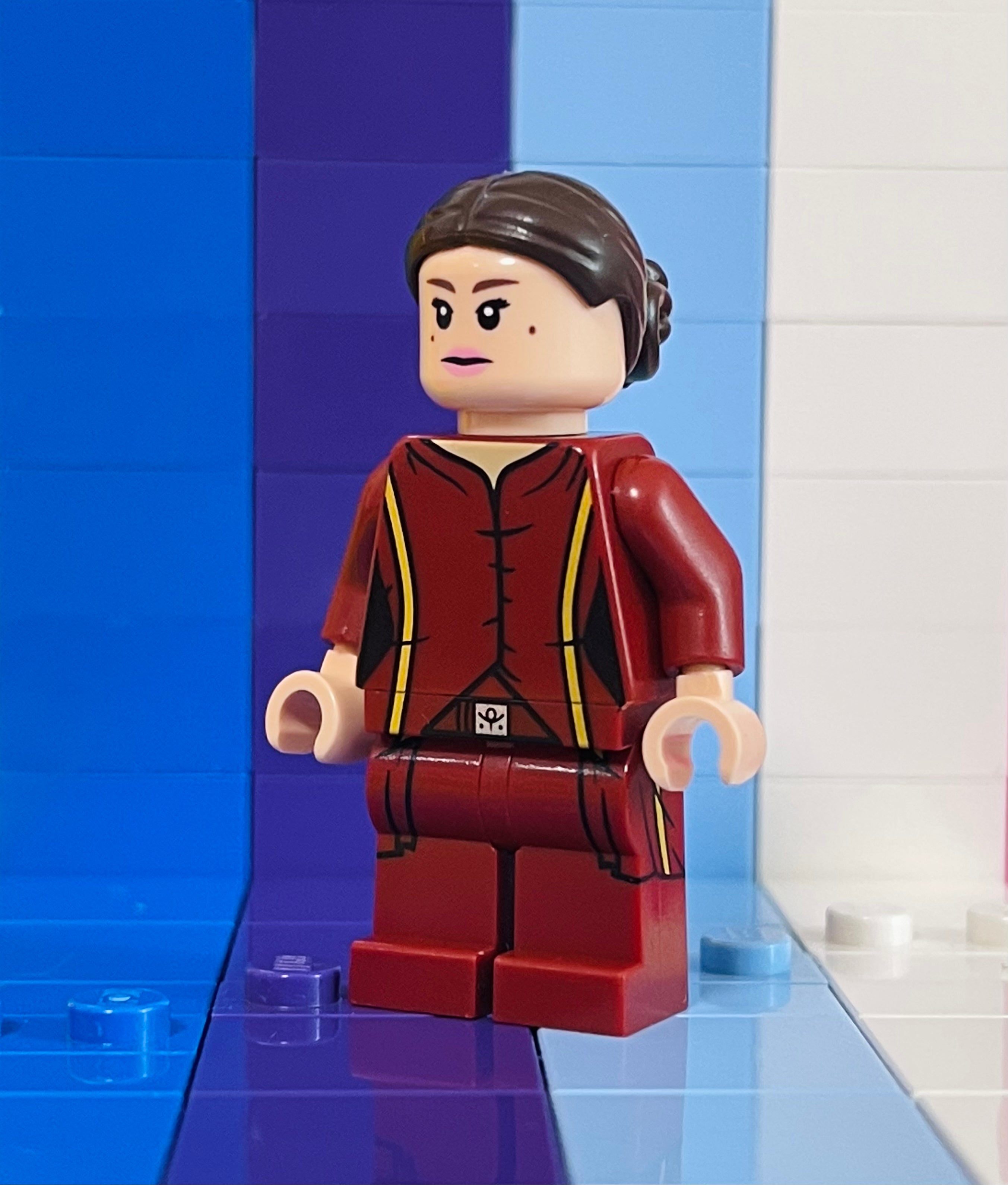 Dark Red Dress Senator