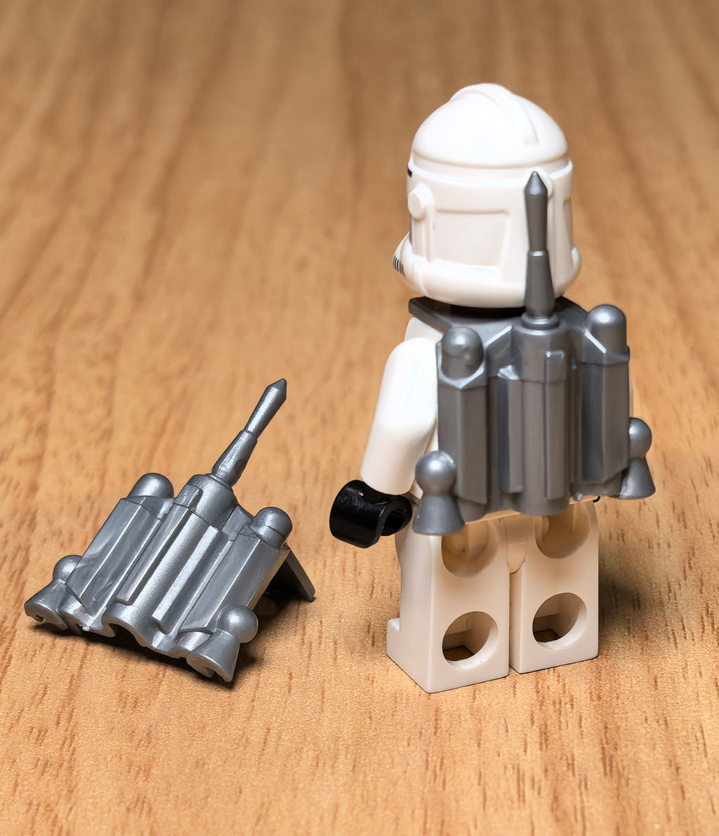 Custom Molded Jetpack Silver