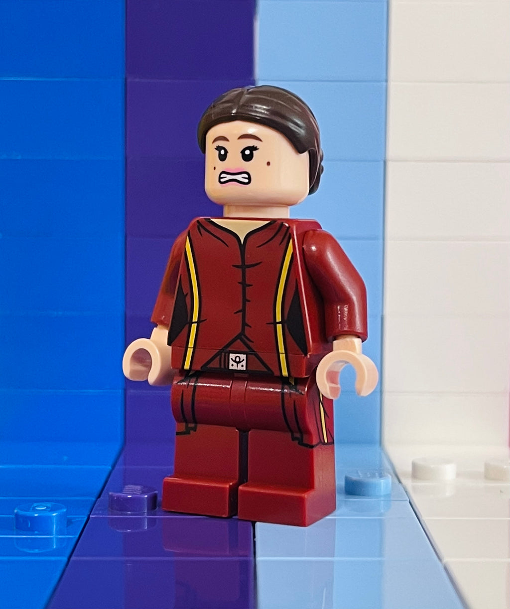 Dark Red Dress Senator