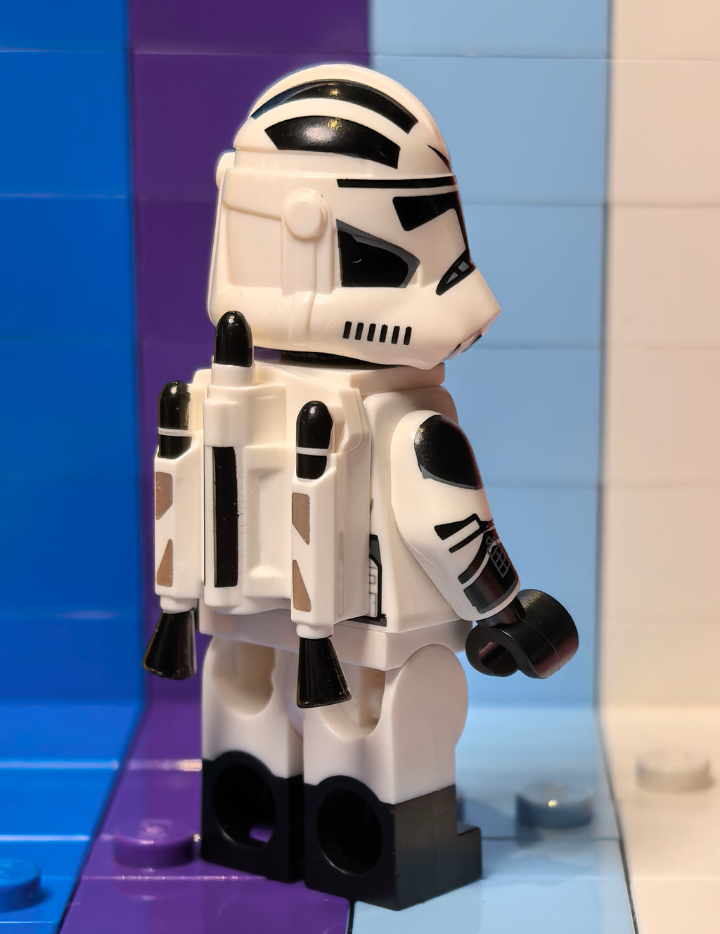 Black Jet Trooper (Replica Helm) with Printed Jetpack