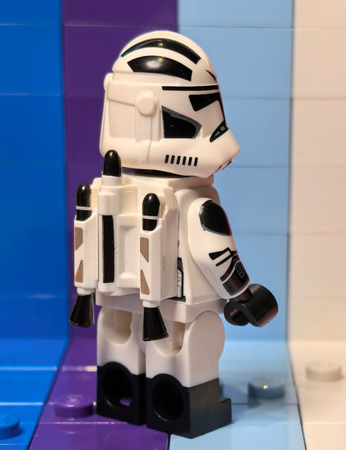 Black Jet Trooper (Replica Helm) with Printed Jetpack