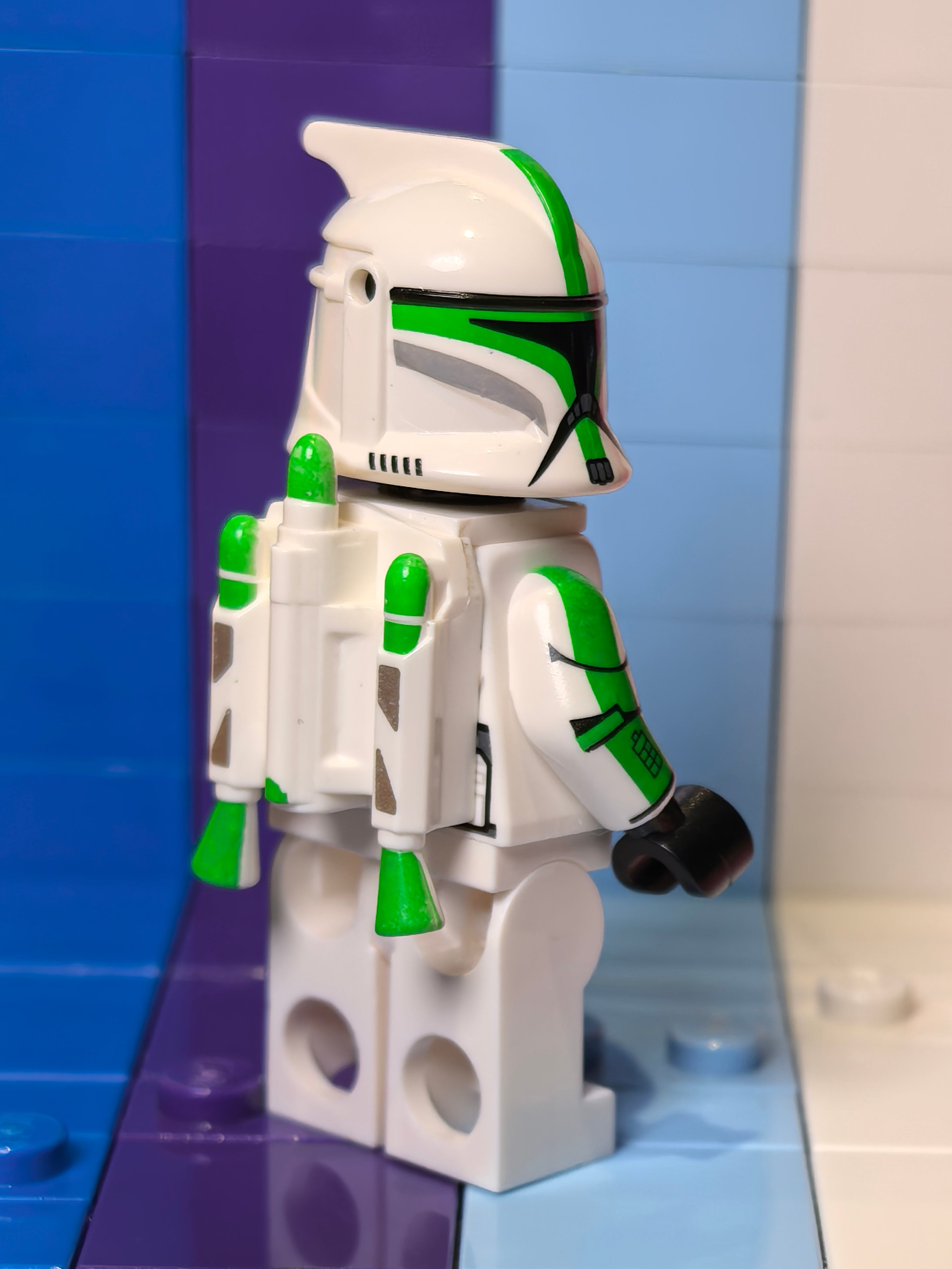 P1 Light Green Jet Trooper (Replica Helm) with Printed Jetpack