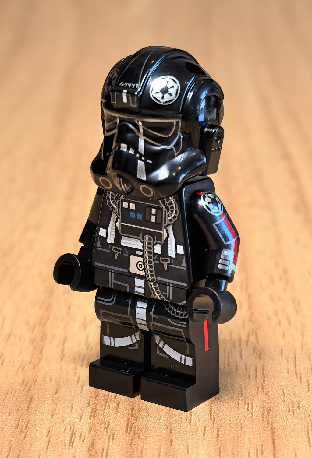 Red Stripe Fighter Wing Pilot
